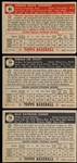 1952 Topps Baseball- 3 Diff Low#’s