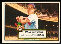 1952 Topps Baseball- #92 Dale Mitchell, Cleveland