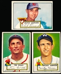 1952 Topps Baseball- 3 Diff