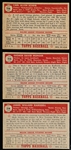 1952 Topps Baseball- 3 Diff