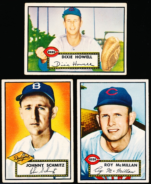 1952 Topps Baseball- 3 Diff