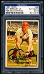Autographed 1957 Topps Baseball- #397 Roy Smalley Jr, Phillies- PSA/ DNA Certified & Encapsulated