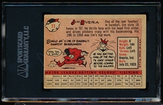 Autographed 1958 Topps Bb- #11 Jim Rivera, White Sox- SGC Certified & Encapsulated