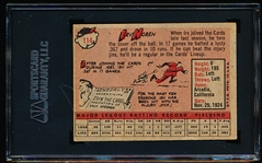 Autographed 1958 Topps Bb- #114 Irv Noren, Cardinals- SGC Certified & Encapsulated