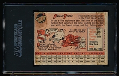 Autographed 1958 Topps Bb- #117 Frank Torre, Milwaukee Braves- SGC Certified & Encapsulated