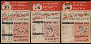 1953 Topps Baseball- 3 Diff