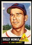 1953 Topps Baseball Hi#- #231 Hemus, Cardinals