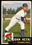 1953 Topps Baseball Hi#- #235 John Hetki, Pirates