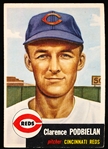 1953 Topps Baseball Hi#- #237 Clarence Podbielan, Reds