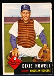 1953 Topps Baseball Hi#- #255 Howell, Brooklyn- SP!