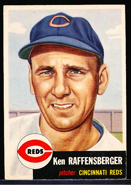 1953 Topps Baseball Hi#- #276 Ken Raffensberger, Reds- SP