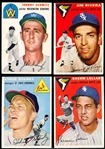 1954 Topps Baseball- 4 Diff