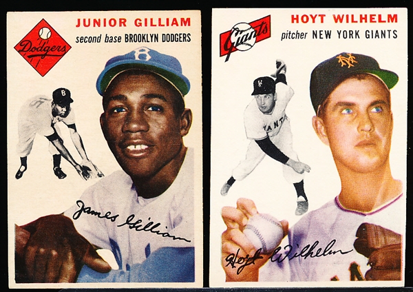 1954 Topps Baseball- 2 Diff