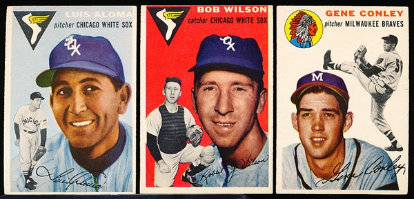 1954 Topps Baseball- 3 Diff SP’s
