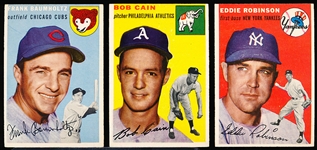 1954 Topps Baseball- 3 Diff SP’s