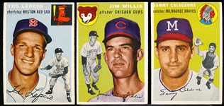 1954 Topps Baseball- 3 Diff SP’s