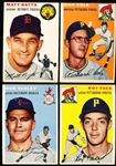 1954 Topps Baseball- 4 Diff