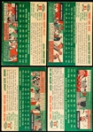 1954 Topps Baseball- 4 Diff