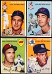 1954 Topps Baseball- 4 Diff
