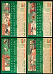 1954 Topps Baseball- 4 Diff