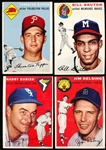 1954 Topps Baseball- 4 Diff