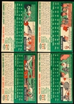 1954 Topps Baseball- 4 Diff