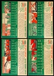 1954 Topps Baseball- 4 Diff