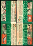 1954 Topps Baseball- 4 Diff