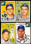 1954 Topps Baseball- 4 Diff