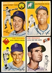 1954 Topps Baseball- 4 Diff
