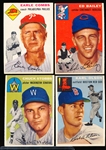 1954 Topps Baseball- 4 Diff