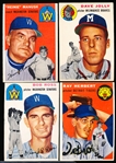 1954 Topps Baseball- 4 Diff