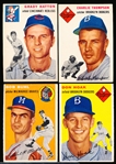 1954 Topps Baseball- 4 Diff