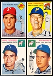 1954 Topps Baseball- 4 Diff
