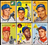 1954 Topps Baseball- 6 Diff