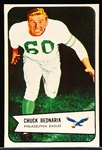 1954 Bowman Fb- #57 Chuck Bednarik, Eagles- Hall of Famer! 