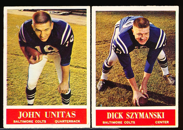 1964 Philly Fb- 9 Diff Colts