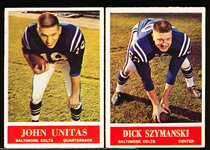 1964 Philly Fb- 9 Diff Colts