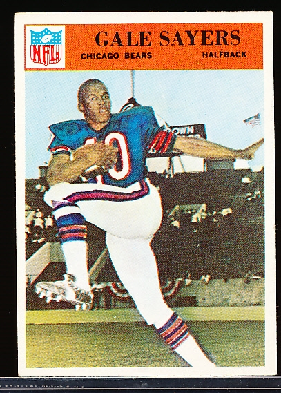1966 Philly Fb- #38 Gale Sayers, Bears- Rookie Card! 