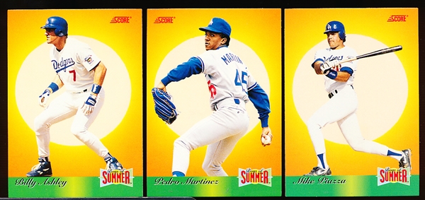 1993 Score Baseball- “Boys of Summer” Complete Insert Set of 30