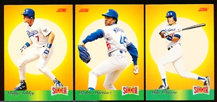 1993 Score Baseball- “Boys of Summer” Complete Insert Set of 30
