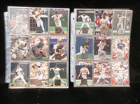 1996 Donruss Baseball Complete Set of 550 in Pages with 16 Diff. “Press Proofs”