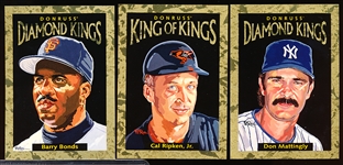 1996 Donruss Baseball- “Diamond Kings” Near Complete Insert Set- 30 of 31