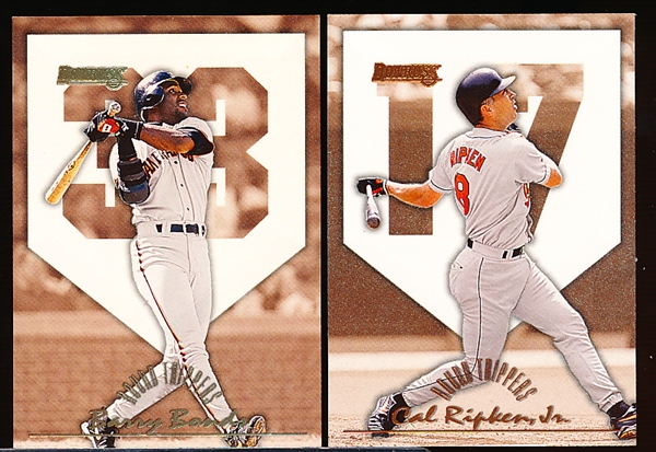 1996 Donruss Baseball- “Round Trippers” Complete Insert Set of 10