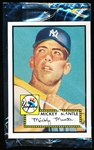 2006 Topps Bazooka Baseball Jumbo 3-1/4” x 4-1/2” 1952 Mickey Mantle