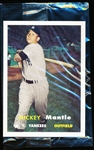 2006 Topps Bazooka Baseball Jumbo 3-1/4” x 4-1/2” 1957 Mickey Mantle