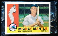 2006 Topps Bazooka Baseball Jumbo 3-1/4” x 4-1/2” 1960 Mickey Mantle