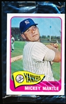 2006 Topps Bazooka Baseball Jumbo 3-1/4” x 4-1/2” 1965 Mickey Mantle
