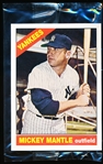2006 Topps Bazooka Baseball Jumbo 3-1/4” x 4-1/2” 1966 Mickey Mantle