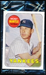 2006 Topps Bazooka Baseball Jumbo 3-1/4” x 4-1/2” 1969 Mickey Mantle